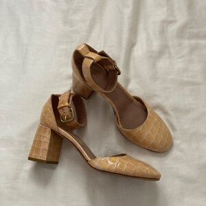 RED VALENTINO Patent Leather D'Orsay Pumps